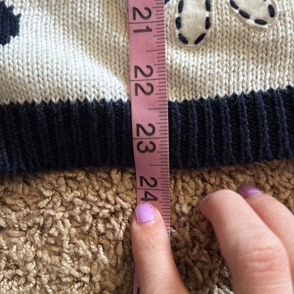 Vintage 90s Eagle’s Eye Knit Cardigan Sweater Polka Dots and Daisy - Picture 10 of 10